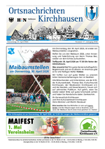 Ortsnachrichten Kirchhausen Nr. 17 vom 23.04.2026