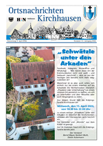 Ortsnachrichten Kirchhausen Nr. 15 vom 09.04.2026