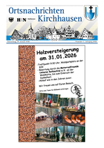 Ortsnachrichten Kirchhausen Nr. 5 vom 29.01.2026