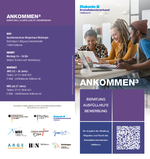 Flyer Ankommen3 - Beratung, Ausfüllhilfe, Bewerbung