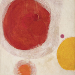 Hal Buss, Rote Sonnen (verschieden groß), um 1962 (c): Städt. Museen Heilbronn, Foto: Frank Kleinbach, Stuttgart Hal Buss, Rote Sonnen (verschieden groß), um 1962 (c): Städt. Museen Heilbronn, Foto: Frank Kleinbach, Stuttgart