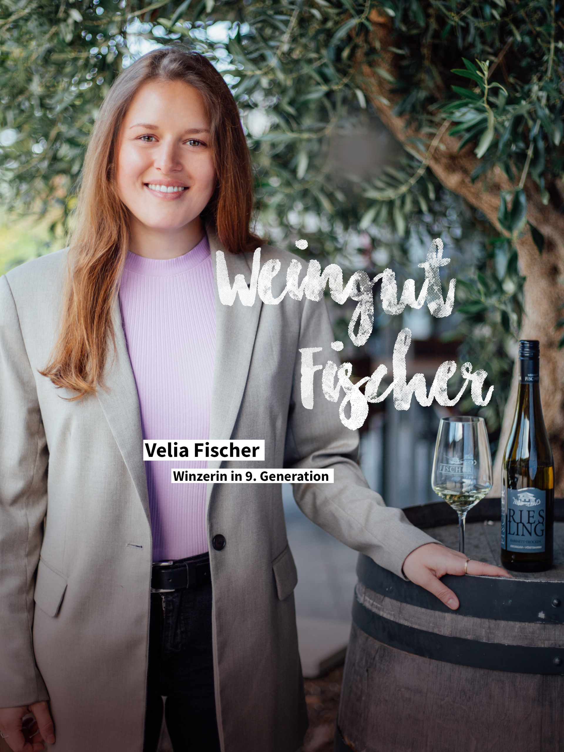 Weingut Fischer: Velia Fischer im Portrait Weingut Fischer: Velia Fischer im Portrait
