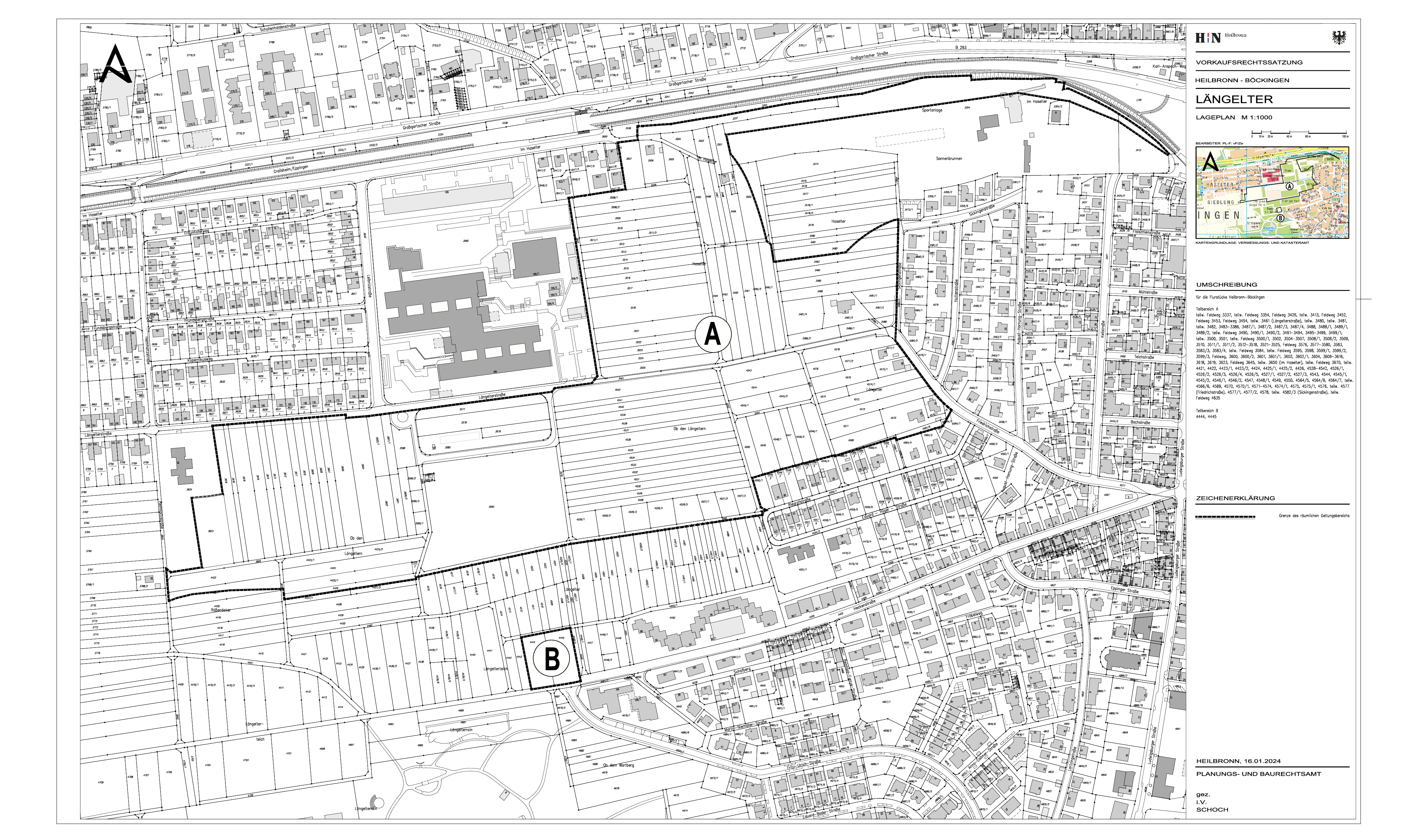 Lageplan Gebiet Vorkaufsrechtssatzung