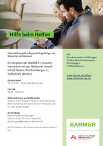 Hilfe beim Helfen ab 10. November (8 Termine)