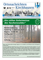 Ortsnachrichten Kirchhausen Nr. 6 vom 05.02.2026