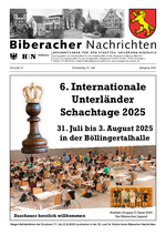Biberacher Nachrichten Nr. 31 vom 31.07.2025