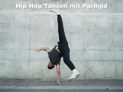 Man sieht eine Person, die Hip Hop tanzt.
