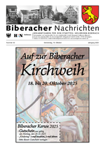 Biberacher Nachrichten Nr. 42 vom 16.10.2025