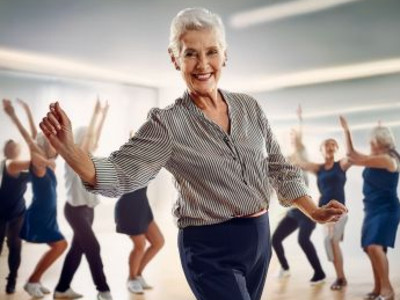 Geselliges tanzen ab 60, Stadt Heilbronn (KI-generiertes Foto, Jürgen Häffner)