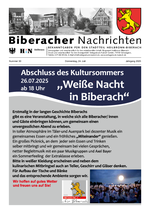 Biberacher Nachrichten Nr. 30 vom 24.07.2025