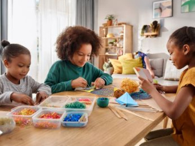 Kindertreff vcon 6 - 12 Jahren. KI-generiertes Foto (Stadt Heilbronn/Jürgen Häffner)