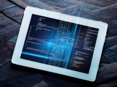 Man sieht ein Tablet / KI generiertes Bild