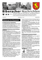 Biberacher Nachrichten Nr. 24 vom 12.06.2025
