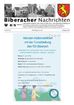 Biberacher Nachrichten Nr. 26 vom 25.06.2026