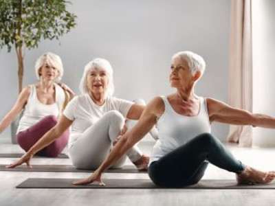 Frauentreff und Gymnastik. KI-generiertes Foto (Stadt Heilbronn/Jürgen Häffner)