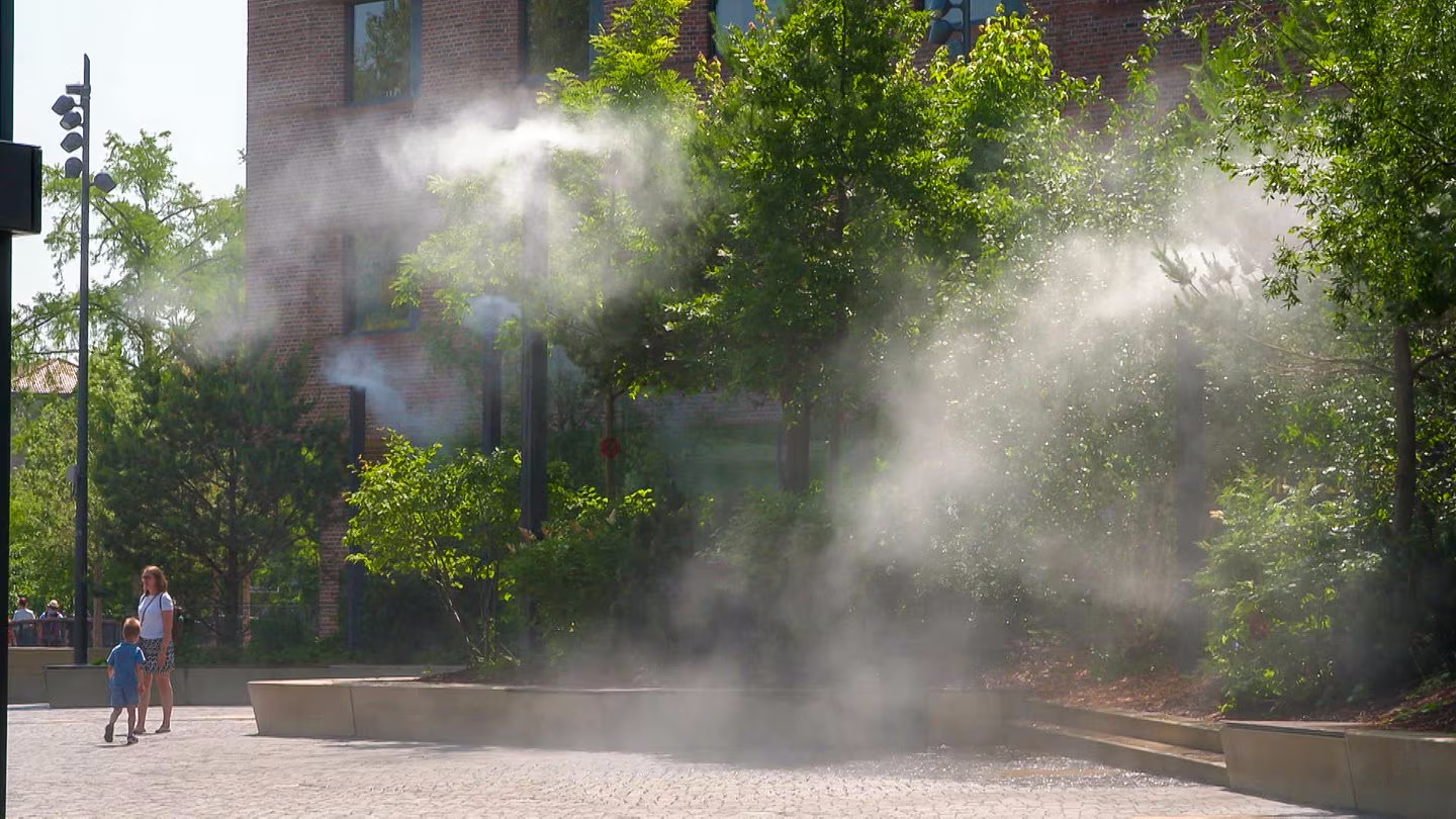 Klimawäldchen auf dem Experimenta-Vorplatz