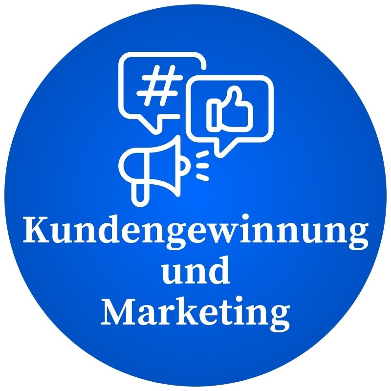 Icon Kundengewinnung und Marketing