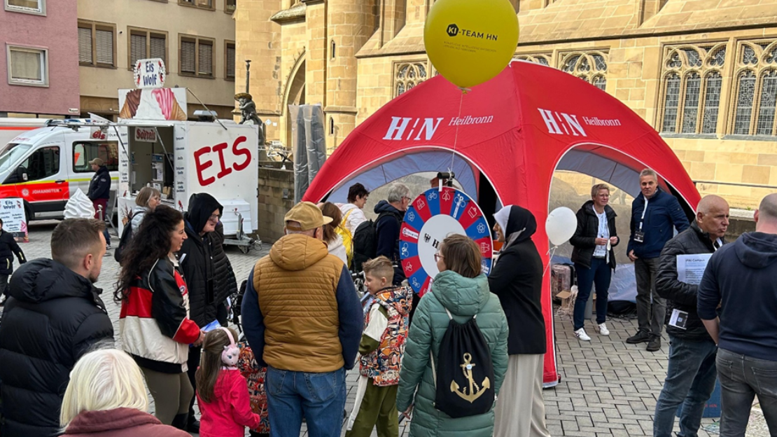 Bei Jazz & Einkauf die Lieblingseissorte von KI erraten lassen. Foto: Stadt Heilbronn