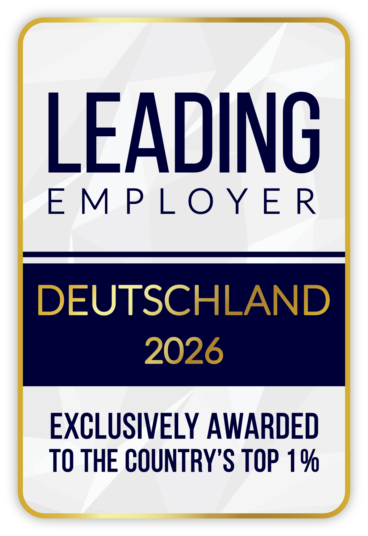 Zertifikat "Leading Employer Deutschland 2026"