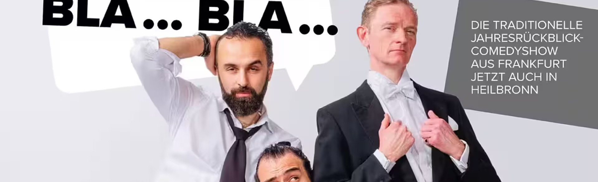 Plakat zur Veranstaltung "Jahresrückblick...Bla...Bla"