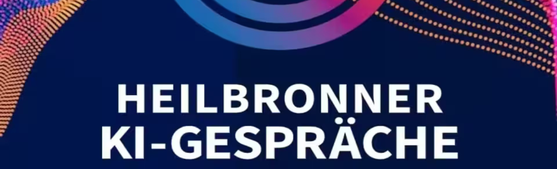 Logo und Slogan der Heilbronner KI-Gespräche