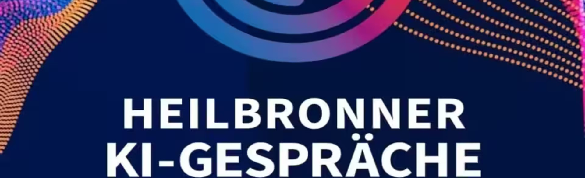 Logo und Slogan der Heilbronner KI-Gespräche