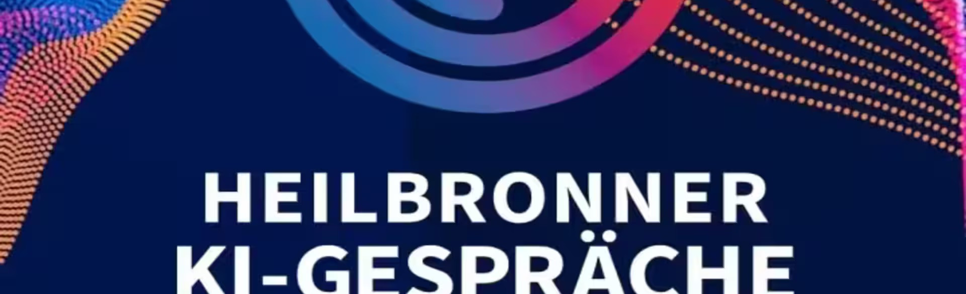 Logo und Slogan der Heilbronner KI-Gespräche